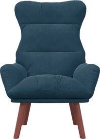 vidaXL Πολυθρόνα Μπλε 69 x 74 x 93 εκ. Βελούδο