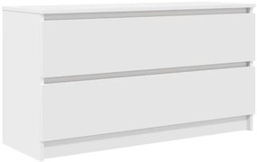 vidaXL Έπιπλο Τηλεόρασης Λευκό 100x35x54 εκ. Επεξεργασμένο Ξύλο