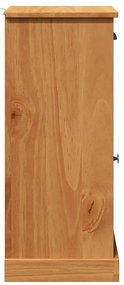 vidaXL Ντουλάπα Μπάνιου με συρτάρι VIGO καφέ μελί 37.5 x 34 x 80 εκ