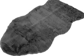 Χαλί Διαδρόμου Γούνινο (80x150) Polcarpet Rabbit Animal Shape D.Grey