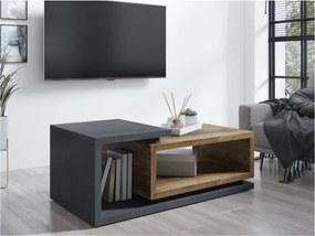 Τραπεζάκι σαλονιού Bron plus ξύλινο μπεζ 120x60x40εκ