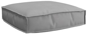 vidaXL Μαξιλάρι Παλέτας για Καθίσματα Γκρι 60x60x12 cm Ύφασμα Oxford