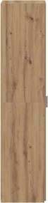 vidaXL Highboard Artisan Oak 50 x 42,5 x 185 εκ.