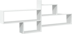 vidaXL Ράφι Τοίχου Λευκό 167,5x18x68 εκ. από Επεξεργασμένο Ξύλο