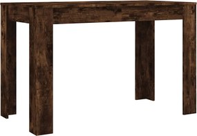 vidaXL Τραπέζι Τραπεζαρίας Καπνιστή Δρυς 120x60x76 εκ. Επεξ. Ξύλο