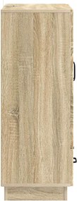 vidaXL Πλαϊνό γραφείο με συρτάρι Sonoma Δρυς 66 x 34,5 x 92 εκ.