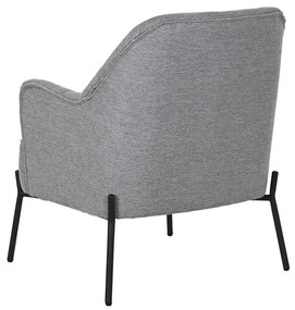 Πολυθρόνα DKD Home Decor Γκρι Μέταλλο 65 x 73 x 79,5 cm