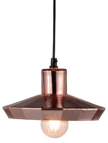 Φωτιστικό Οροφής Style KS174522PC Bronze Μέταλλο,Γυαλί