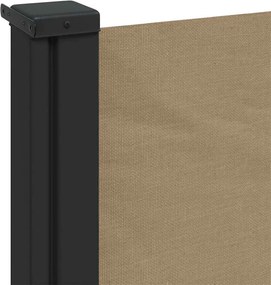vidaXL Σκίαστρο Πλαϊνό Συρόμενο Taupe 117 x 300 εκ.