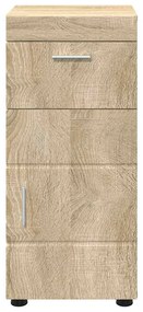 vidaXL Ντουλάπι Μπάνιου με πόρτα TULUM Sonoma Δρυς 37 x 31.5 x 82 εκ