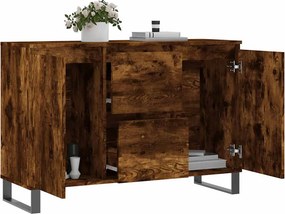 vidaXL Ντουλάπι Καπνιστή Δρυς 101,5x35x70 εκ. από Επεξεργασμένο Ξύλο