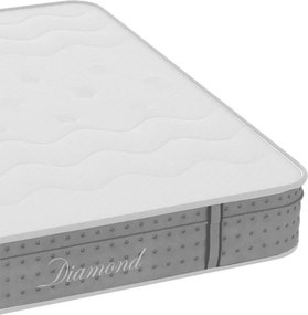 Στρώμα Diamond pakoworld pocket spring+ gel memory foam 25-27cm 160x200εκ
