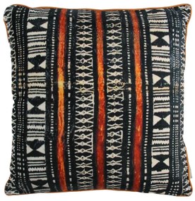 Μαξιλάρι ArteLibre Tribal Μαύρο Βελούδο 45x45cm Arte-05152773