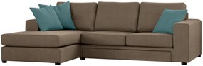 Γωνιακός καναπές Lina plus-Mpez Skouro-265 x 150 εκ.-Δεξιά