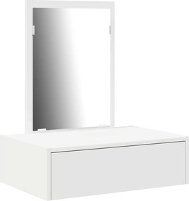 vidaXL Τραπέζι περιποίησης Λευκό 60 x 40 x 70 εκ. Επεξεργασμένο ξύλο