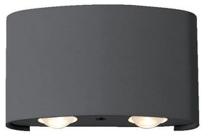 Απλίκα LED Εξωτερικού Χώρου Viokef Twist Anthracite 4211001
