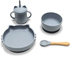 LORELLI ΣΕΤ ΦΑΓΗΤΟΥ ΣΙΛΙΚΟΝΗΣ 4 ΤΕΜ NATURAL GREY 10230700003