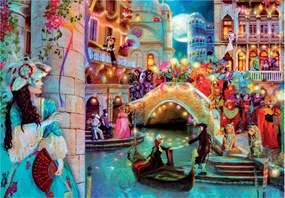 Clementoni Παζλ High Quality Collection Βενετσιάνικο Καρναβάλι 1000 τμχ - Compact Box