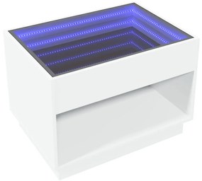 ΤΡΑΠΕΖΑΚΙ ΣΑΛΟΝΙΟΥ INFINITY LED ΛΕΥΚΟ 70X50X50 ΕΚ. 847658