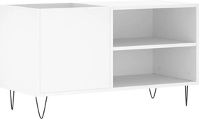 vidaXL Δισκοθήκη Λευκή 85 x 38 x 48 εκ. από Επεξεργασμένο Ξύλο