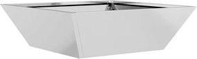 vidaXL Γλάστρα Κήπου 5 τμχ. Ασημί 50 x 50 x 15 cm