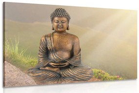 Εικόνα του αγάλματος του Βούδα σε θέση διαλογισμού - 120x80