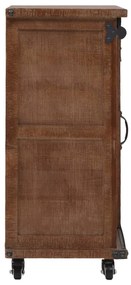 vidaXL Έπιπλο Αποθήκευσης Καφέ 64x33,5x75 εκ. από Μασίφ Ξύλο Ελάτης