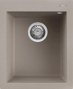 Elleci Quadra 100 - Νεροχύτης Κουζίνας Γρανίτη 41x50 - Tortora