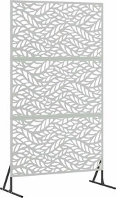 vidaXL Οθόνη Ιδιωτικότητας 100 x 50 x 180 εκ. Γαλβανισμένος Χάλυβας