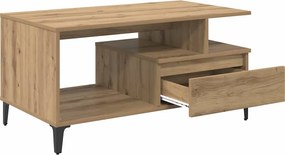 vidaXL Τραπεζάκι σαλονιού Artisan Oak 90 x 49 x 45 εκ