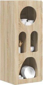 vidaXL Πλαϊνό γραφείο Δρύς Sonoma 40 x 35 x 100.5 εκ