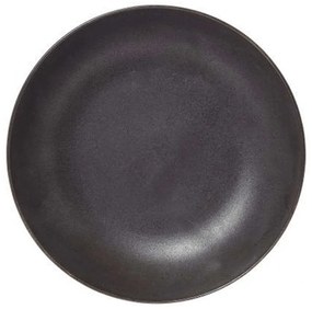 Πιάτο Γλυκού Στρογγυλό 47.600.03 Φ21cm Black Matte Cryspo Trio Porcelain