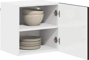 vidaXL Πάνελ πλυντηρίου πιάτων Kalmar 2 pcs Μαύρο Επεξεργασμένο Ξύλο