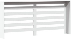 vidaXL Κάλυμμα Καλοριφέρ Λευκό 175x20x82 εκ. από Επεξεργασμένο Ξύλο