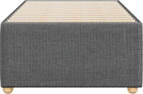 vidaXL Πλαίσιο Κρεβατιού Σκούρο Γκρι Single Υφασμάτινο