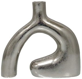 Βάζο Calan 032502 26x7x24cm Silver Αλουμίνιο