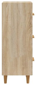 vidaXL Ντουλάπι Sonoma Δρυς 34,5x34x90 εκ. από Επεξεργασμένο Ξύλο
