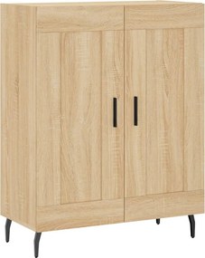 vidaXL Ντουλάπι Sonoma δρυς 69,5 x 34 x 180 εκ. από Επεξεργασμένο Ξύλο