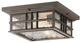 Πλαφονιέρα Φωτιστικό Οροφής 1xE27 IP44 Beacon Square Elstead Lighting KL-BEACON-SQUARE-F-OZ Μπρονζέ