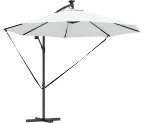 vidaXL Ομπρέλα ηλίου 294 x 294 x 248 cm Πολυεστέρας και Αλουμίνιο