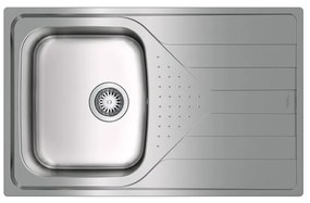 Teka UNIVERSE 45 T-XP 1B 1D Ανοξείδωτος Λείος Ένθετος Νεροχύτης 45 cm