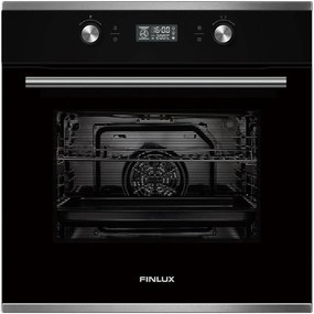 Finlux FX 965 A IX Εντοιχιζόμενος φούρνος 70lt Π59.5εκ. Υδρόλυση Μαύρος A