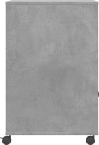 vidaXL Βάση Εκτυπωτή με Ρόδες Γκρι Σκυρ. 60 x 48 x 74 εκ.