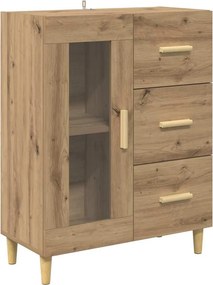 vidaXL Highboard Artisan Oak 69,5 x 34 x 180 εκ. Επεξεργασμένο Ξύλο