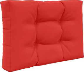 vidaXL Μαξιλάρι Καναπέ Εξωτερικού Χώρου 2 pcs Κόκκινο Πολυεστέρας