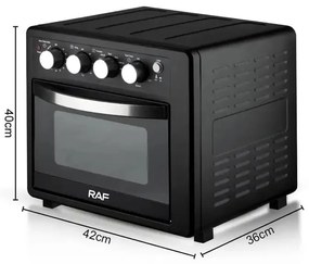 RAF Φριτέζα Αέρος &amp; Ηελκτρικόσ Φούρνος 32lt 1700W R.5331 - Electric Oven &amp; Air Fryer &amp; Toaster
