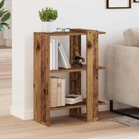 vidaXL Ράφι Βιβλίων 2 επιπέδων 52 x 25 x 71,5 εκ Επεξεργασμένο Ξύλο
