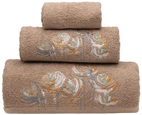 Σετ πετσέτες Art 3391 Σετ 3τμχ Μόκα   Beauty Home