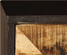 vidaXL Ντουλάπι 85 x 30 x 75 εκ. από Μασίφ Ξύλο Μάνγκο