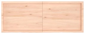 vidaXL Επιφάνεια Τραπεζιού 160x60x(2-6)εκ Ακατέργαστο Μασίφ Ξύλο Δρυός